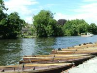 Boating on Belper river gardens 